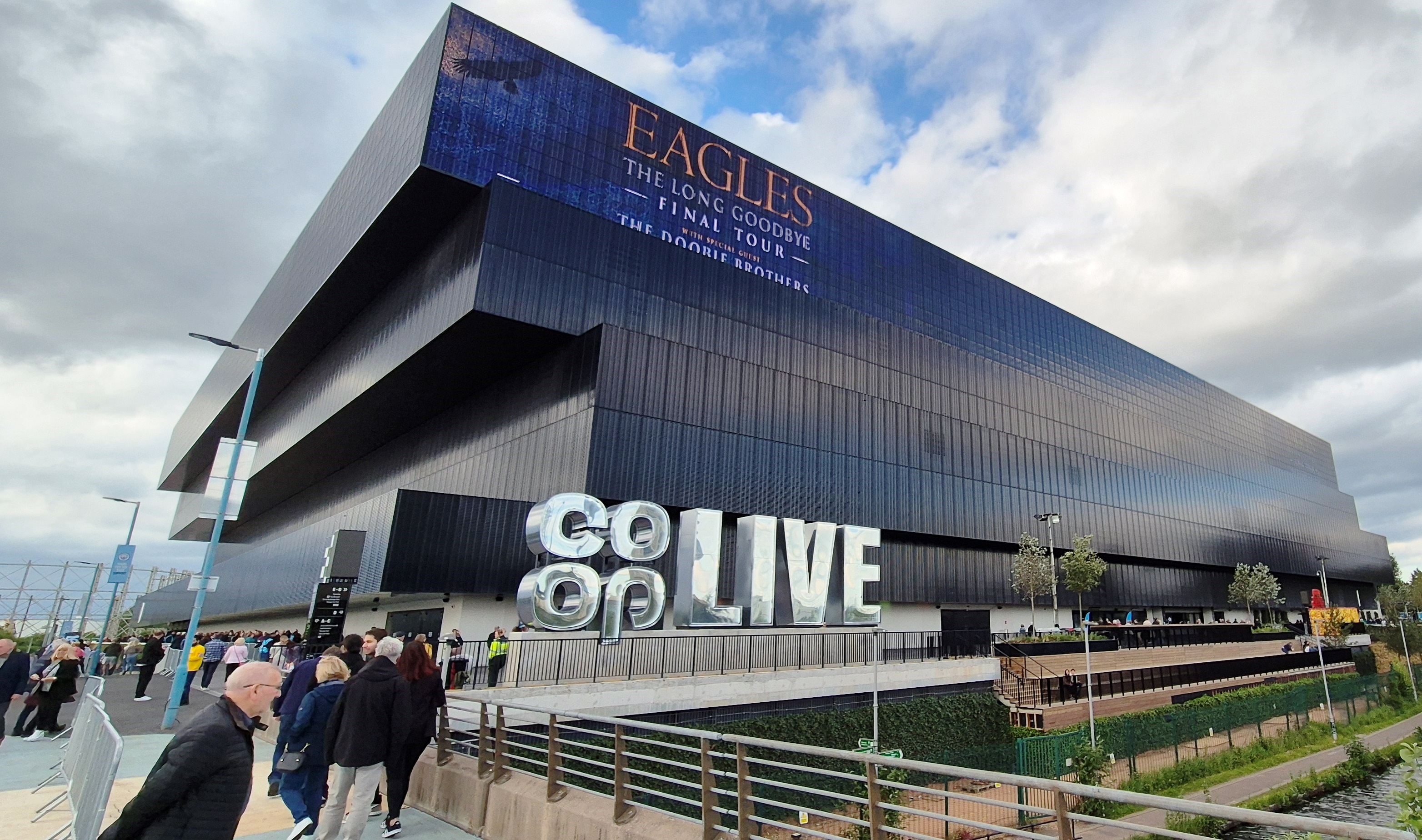The Co-op Live arena exterior, Manchester