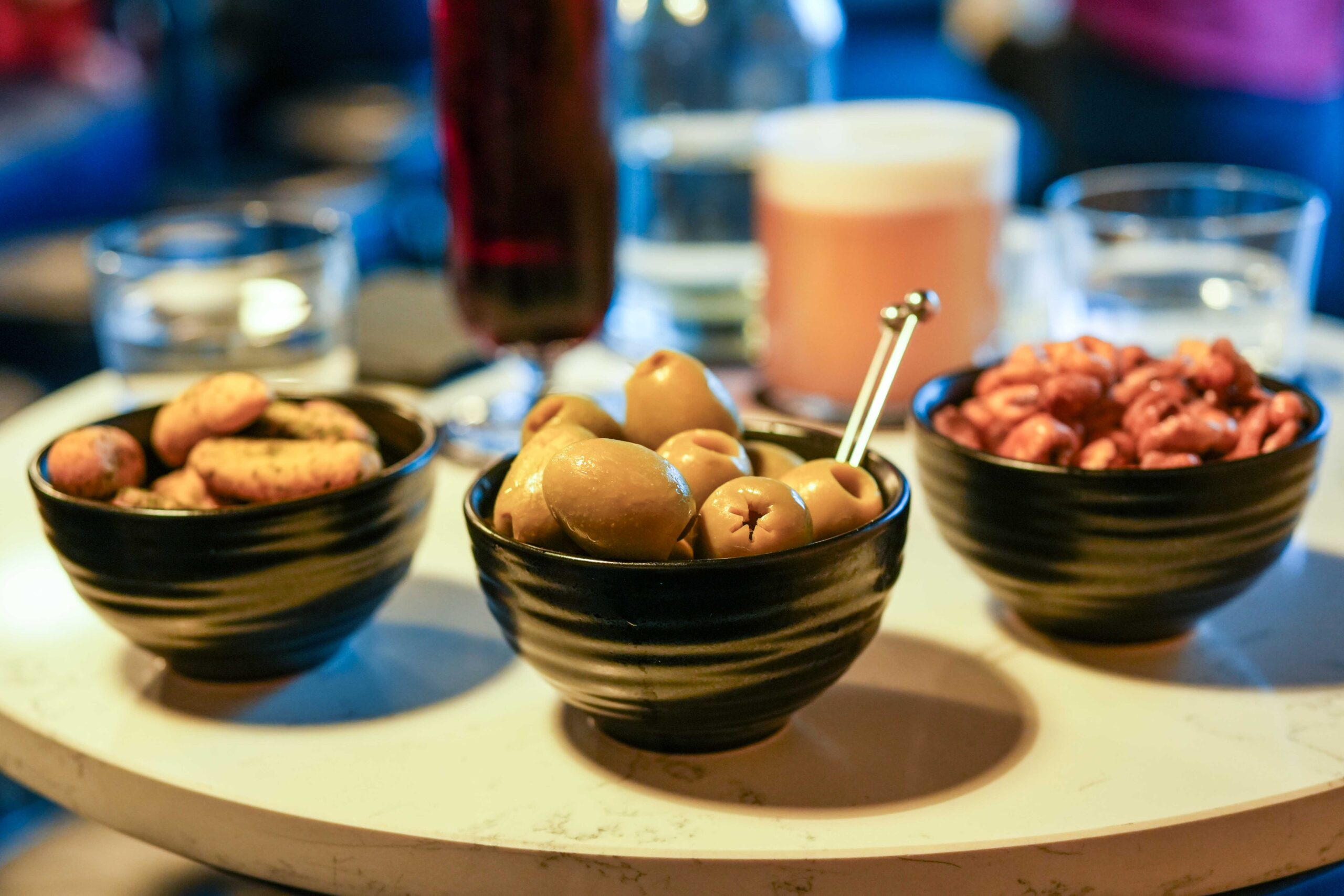Bar snacks to share